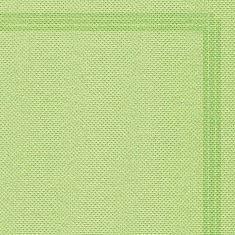 Serviette 38x38 TENDANCE Vert amande+liseré