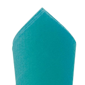 Serviette 38x38cm Bleu Turquoise