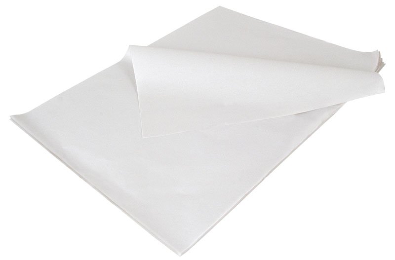 Feuille papier ingraissable Blanc 25x32 cm