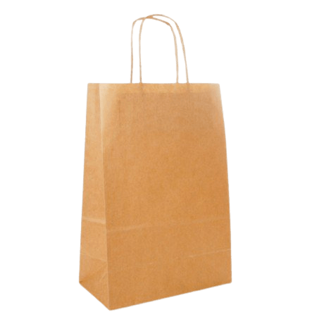 Sac cabas Kraft à anse 26+14x32cm