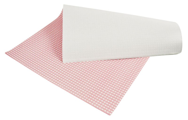 Pqt. 10 feuilles de papier buvard - rose