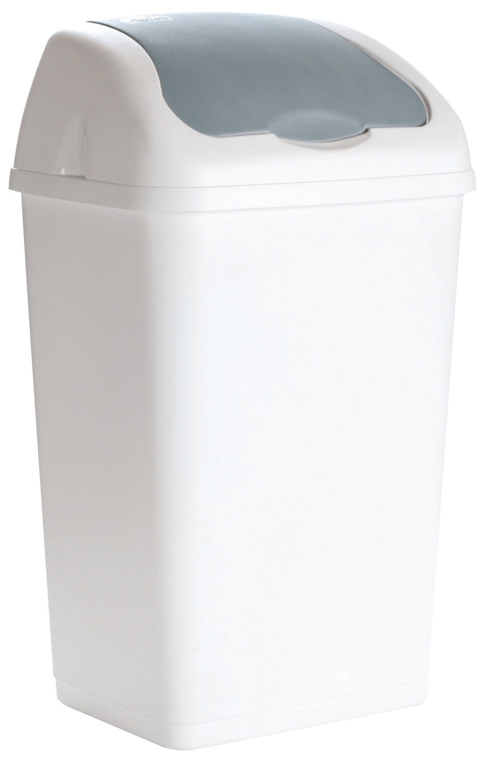 709768 Poubelle A Bascule 5L, Plastique, Bleu Vivid, 17 X 17 X 32 Cm