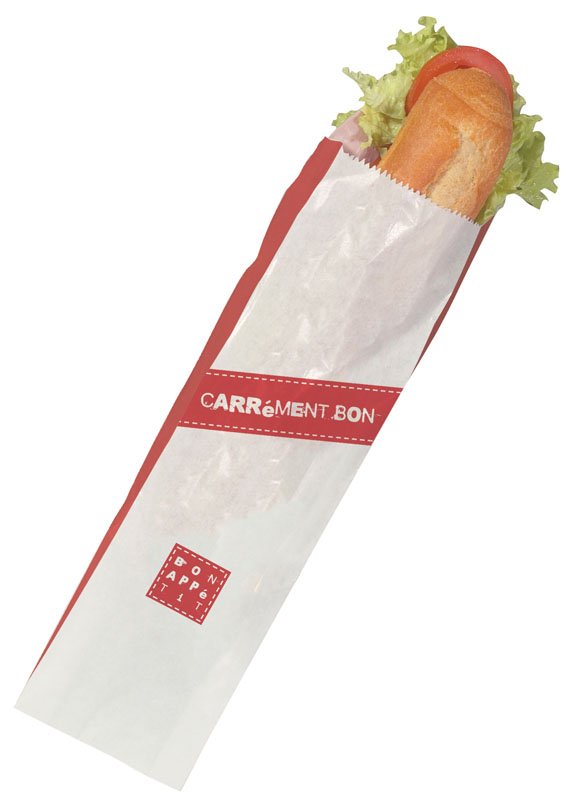 Sac sandwich 14+8x35 cm ingrais. CB