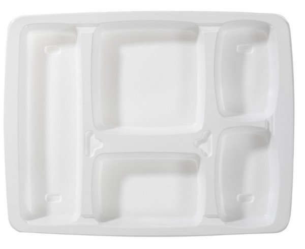 Plateau Repas 5 comp. sans couvercle