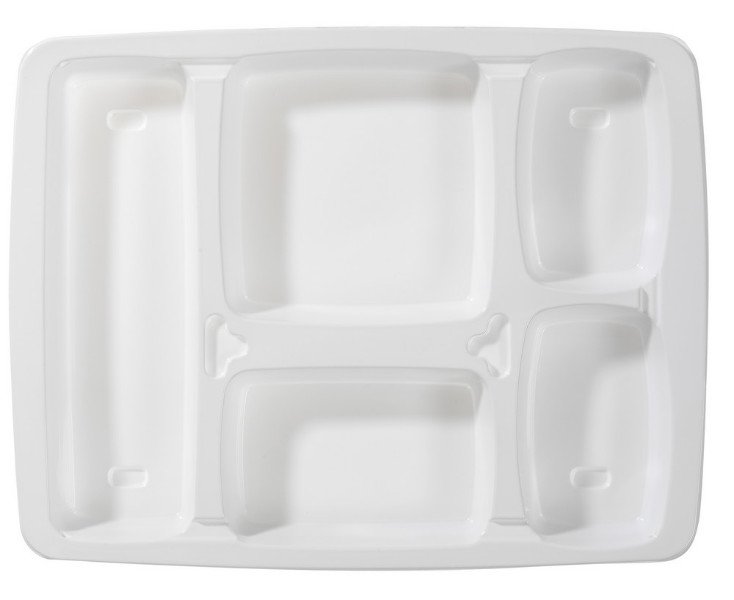 Plateau Repas 5 comp. sans couvercle