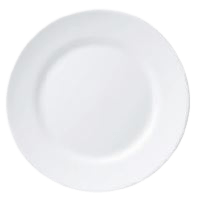 Assiette plate blanche Ø235mm ''RESTAURANT''