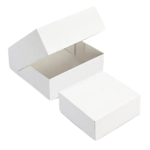 Boîte patissière blanche 16 x 8