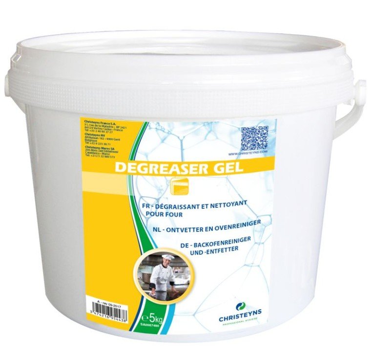 Degreaser Gel Dégraissant Four Seau Alpes détergents