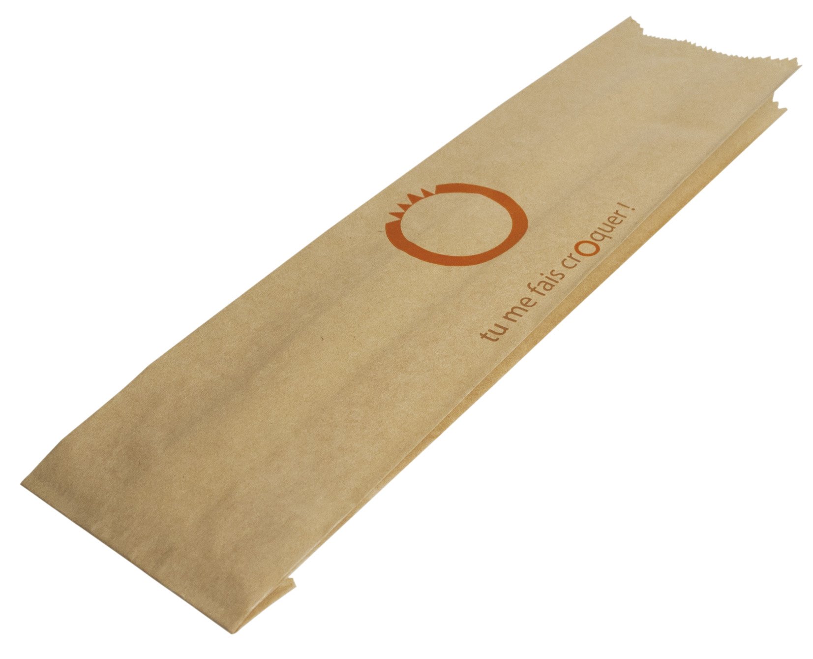 Sac sandwich 10x6x35 cm kraft TMFC avec Fenêtre