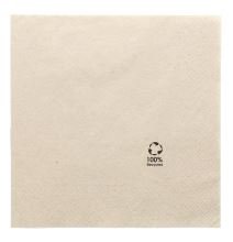 Serviette 40x40cm 2 plis Recyclé Ecolabel