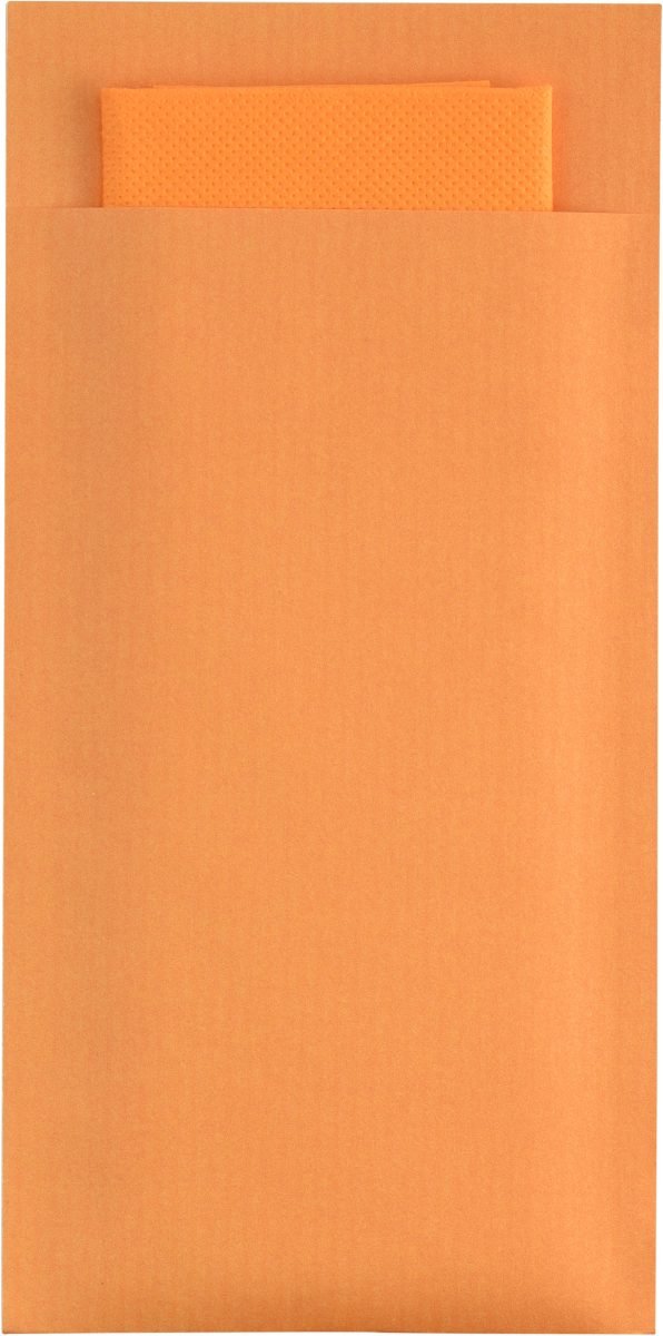 Serviette Etui à Couvert Mandarine