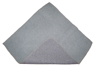 Torchon Microfibre Gris Spécial Verres 40x75 cm - Paquet de 3 unités.