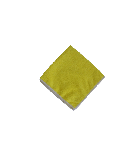 Lavette Microfibre Jaune 230g - Paquet de 5 unités.