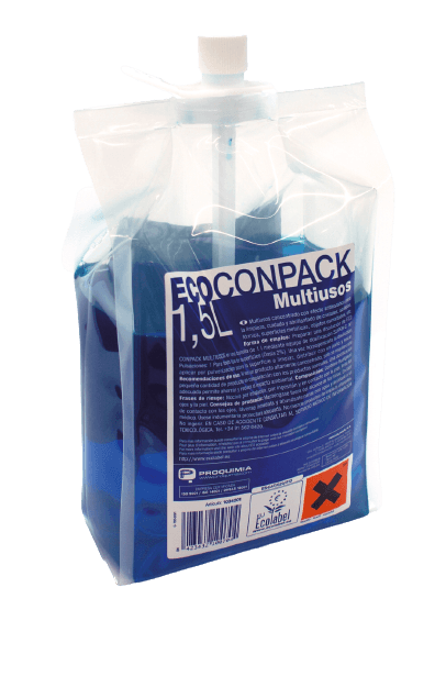 ECOCONPACK MULTIUSOS Détergent Vitre et Surfaces- poche