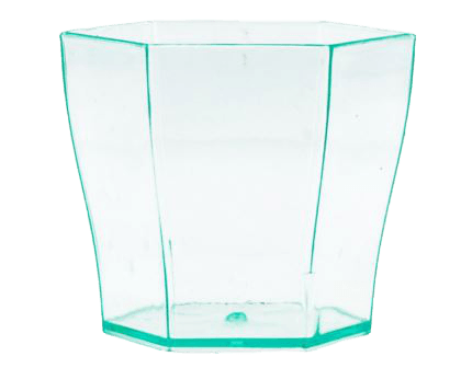 Verrine Hexagonal en PS injecté 60ml