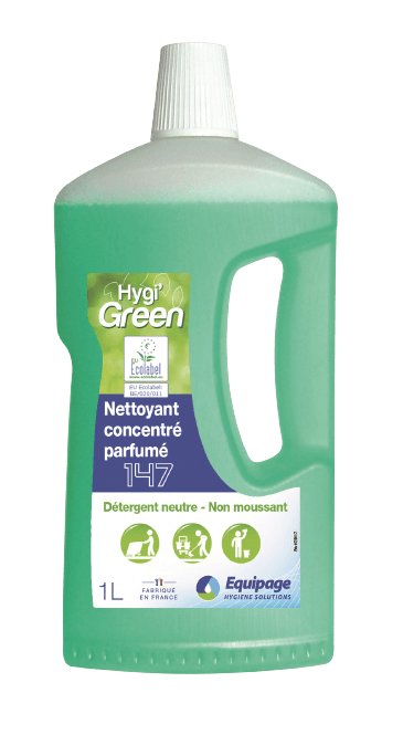 HYGI'GREEN 147 Nettoyant concentré parfumé ECOLABEL