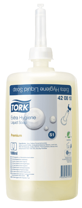 Tork Savon Liquide Doux Bactéricide