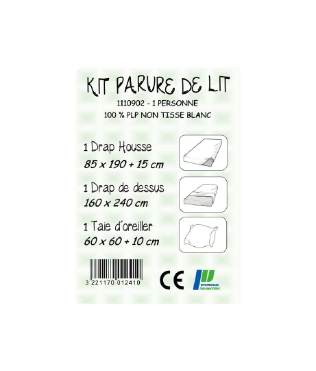 Kit parure de lit 1 personne