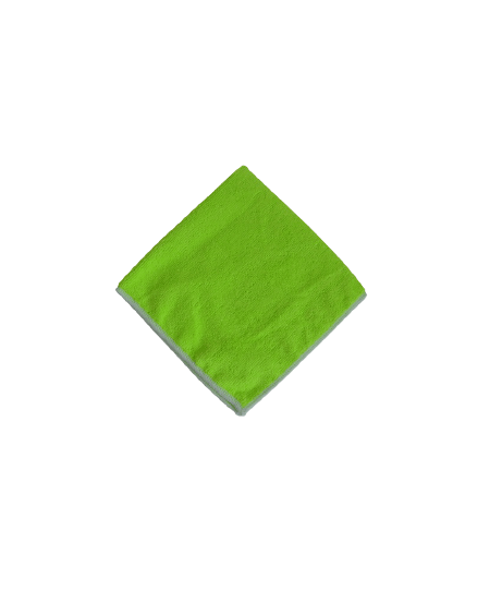 Lavette Microfibre Verte 230g - Paquet de 5 unités.