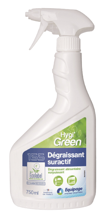 HYGI'GREEN 155 Nettoyant Dégraissant Suractif ECOLABEL