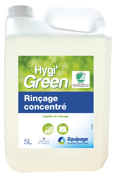 HYGI'GREEN Rinçage HYPER-concentré Ecolabel.
