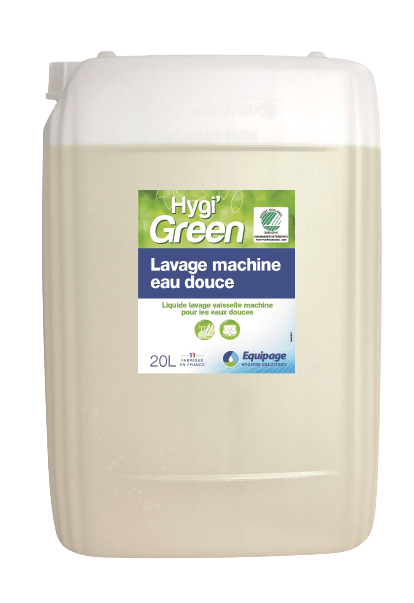 HYGI'GREEN Lavage Machine Ecolabel.