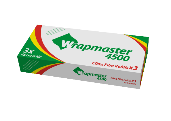 Film Alimentaire Wrapmaster 0.45x300 m - Carton de 3 unités.