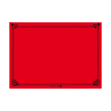 Set papier Rouge 31x43 cm