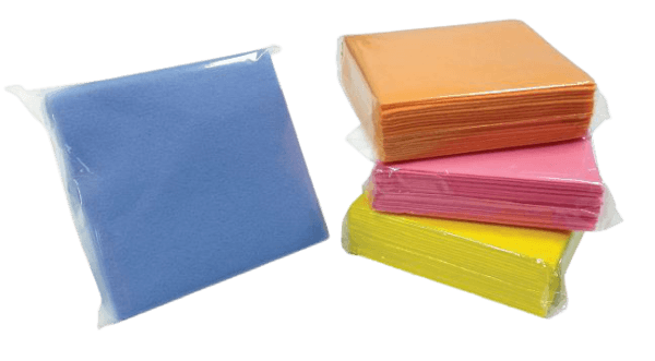 LAVETTE MICROFIBRE ROUGE - PQT DE 5