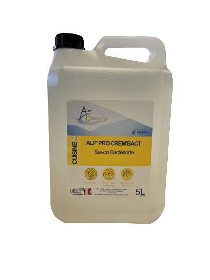 ALP' PRO CREM'BACT Savon Bactéricide - Bidon de 5 L