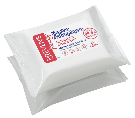 Preven's Lingettes Désinfectantes 30