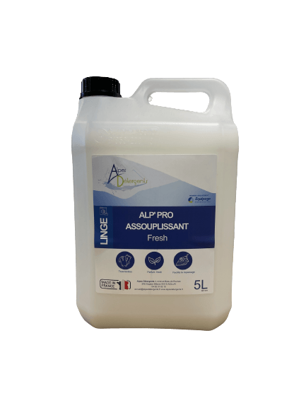 ALP' PRO Assouplissant Fresh - Bidon de 5L - Alpes détergents