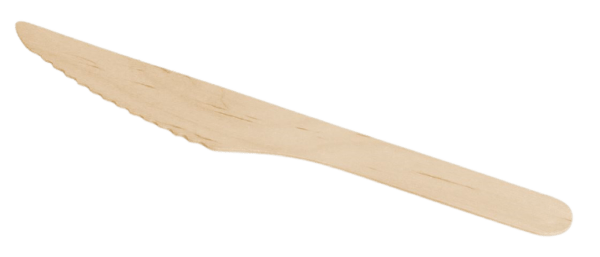 Couteau bois 16cm -paquet 50u