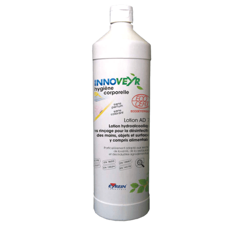 Solution AD70 Désinfectant virucide mains et surfaces-1L