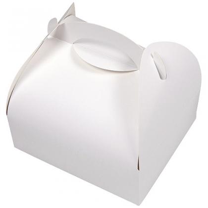 Boîte à poignée blanche 10 x 18 cm - Paquet de 50 u