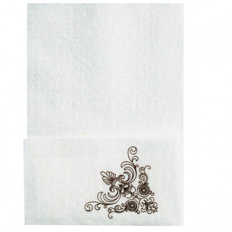 Serviette TRADITION blanche - Carton de 9600 u