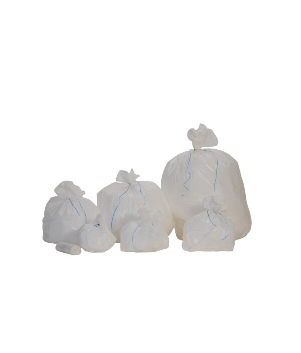 Sac Poubelle Blanc 5 L - Rouleau de 50 u