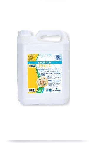 SECU'R S1 Dégraissant Désinfectant Alimentaire - Bidon de 5 L