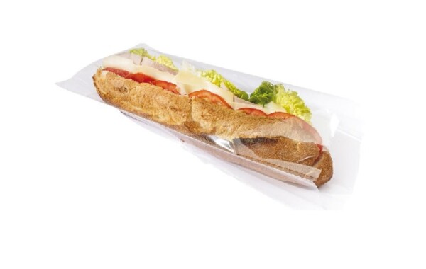 Sac sandwich plat transparent - Carton de 1000 u