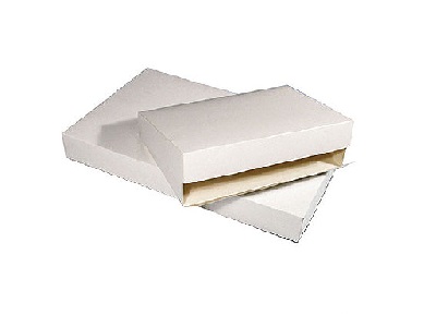 Boîte traiteur blanche 28 x 19 x 6 cm - Paquet 50 u