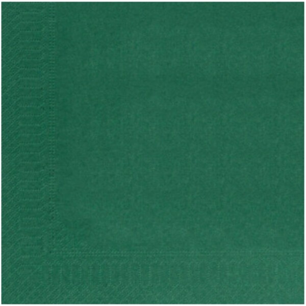 Serviette OUATE VERT SAPIN - Paquet de 100 u