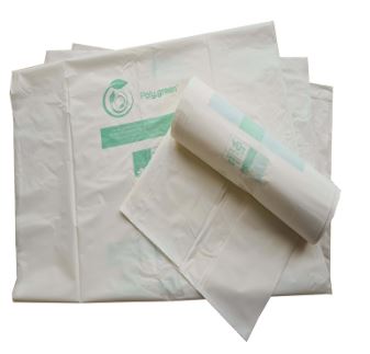 Sac Biodégradable 28µ Blanc 60L - Carton 250 u