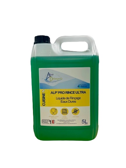 ALP' PRO RINCE ULTRA Liquide de Rinçage EAUX DURES 5L