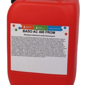 BASO AC 400 FROM Détartrant Détergent Acide Démoussant
