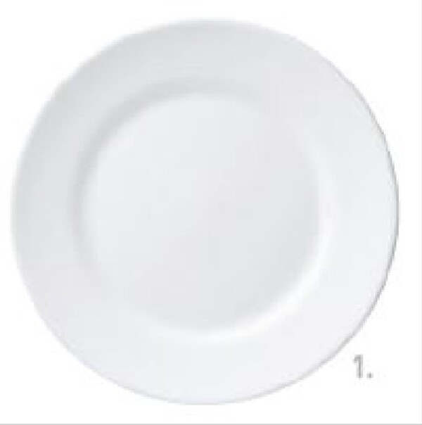 Assiette "RESTAURANT" Plate Blanche - Paquet de 24 u Assiette "RESTAURANT" Plate Blanche - Paquet de 24 u