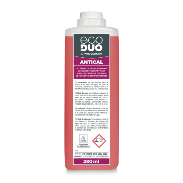 ECODUO ANTICAL Nettoyant Sanitaire Ecolabel - Lot 2 u