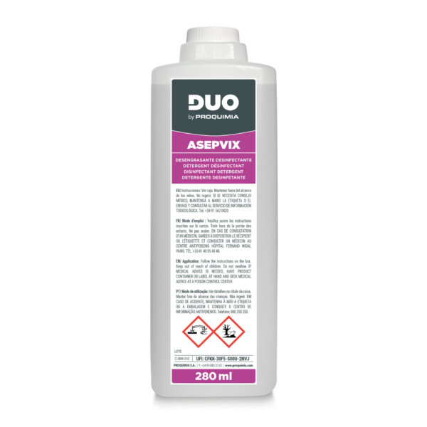 ECODUO ASEPVIX Dégraissant Désinfectant Cuisine - Lot de 2 u
