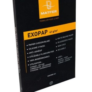 Feuille Papier Cuisson Siliconé Gastro - Carton de 500 u