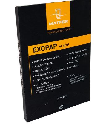Feuille Papier Cuisson Siliconé Gastro - Carton de 500 u