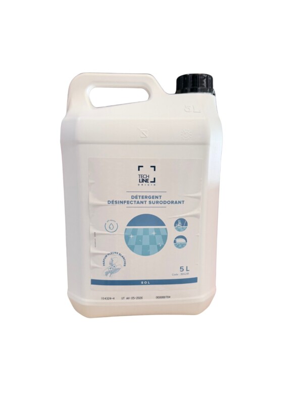 3D Nett Désinfectant Odorant FLEUR BLANCHE - Bidon de 5 L